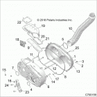 RZR XP TURBO S Drive train, clutch cover and ducting - z20pal92ag  /  a...
