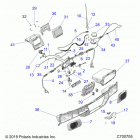 RANGER 1000 BC FACTORY CHOICE 49S & 50S (R20RRB99/A/B) Opt, dash, ride command comp, storage speaker, bin and c...