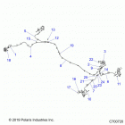 RANGER 1000XP CREW PS MUD Brakes, brake lines and master cylinder - r20rsm99al (c7...