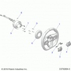 RZR TURBO PRO XP (Z20RAB92AC/BC/AR/BR/C92AC/BC/AR/BR/D92AC/BC/AR/BR/E92AH/BH/AT/BT) Steering, wheel, 2 button - z20rad92ac  /  bc (c0702884-...