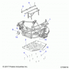 RANGER 1000 EPS HD, EVAP (R21RRH99AC/BC) Chassis, main frame and skid plates - r21rrh99ac  /  bc ...