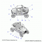 RZR XP TURBO 3PC Body, decals - z20nae92kl (20rzrturbopolandecal)