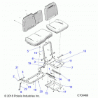 RANGER Body, seat base and slider - r20rrr99a  /  b (c700466)