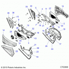 RZR XP TURBO S Body, doors, front - z20pal92ag  /  ap  /  bg  /  bp  / ...