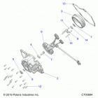 RANGER 570 EPS HDPE HD (R20MAE57D7) Engine, stator cover and flywheel - r20mae57d7 (c700894)