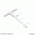 RZR 570 3PC Body, grab bar, passenger - z20cha57k2 (c0701804-1)