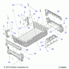 RANGER 1000 BC FACTORY CHOICE 49S & 50S (R20RRB99/A/B) Body, box - r20rrb99  /  a  /  b  (c700689)