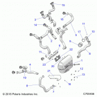 RANGER 1000XP PS CREW NSTR Body, hvac ducting - r20rsu99aa  /  ax  /  a9  /  ap  / ...