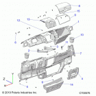 RANGER 1000XP PS CREW FS (R20T6A99A1/E99A9/AM) Body, dash - r20t6a99a1  /  e99a9  /  am (c700576)