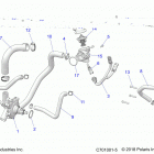 RZR XP TURBO 3PC Engine, waterpump and bypass - z20nae92kl (c701001-5)