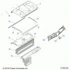 RANGER 1000 BC FACTORY CHOICE 49S & 50S (R20RRB99/A/B) Opt, roof,prem prep audio, rear close off and dash - r20...