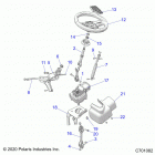 RZR Steering,steering assembly, eps - z20ase99ah  /  lh  /  ...