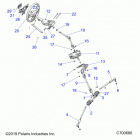 RANGER 1000 NSTR FACTORY CHOICE 49S & 50S (R20RRU99/A/B) Steering, steering asm. - r20rru99  /  a  /  b (c700680)