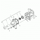 RANGER 902D EU/TRACTOR Engine, water pump - r20rred4f1  /  n1  /  sd4c1 (702626...