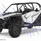 RZR PRO XP 4 Body, decals - z20r4c92le  /  lt (900116)