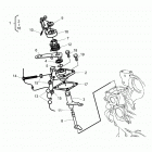 RANGER 902D EU/TRACTOR Engine, speed control plate - r20rred4f1  /  n1  /  sd4c...