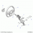 RZR TURBO PRO XP4 (Z20R4B92AC/BC/AR/BR/D92AC/BC/AR/BR/CAC/AR/BC/BR/EAH/AT/BH/BT) Steering, upper - z20r4b92ac  /  bc  /  ar  /  br  /  d9...