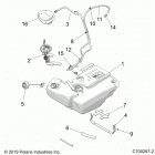 RZR Body, fuel tank - z20ase99ah  /  lh (c700297-2)