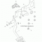 RZR XP Brakes, pedal, tractor - z20nas99cc (702716)