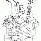 LT125 1983-1984 Fuel tank (model e)