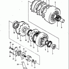 LT125 1983-1984 Сцепление
