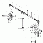 LT125 1983-1984 Рулевые тяги