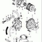 LT125 1983-1984 Масляный и топливный насос