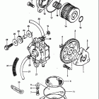 ALT125 1983-1984 Масляный и топливный насос