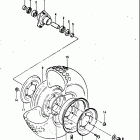 LT125 1983-1984 Front wheel (model d)