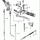 LT125 1983-1984 Handle switch - control cable (model e)
