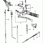 LT125 1983-1984 Handle switch - control cable (model d)