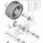 WOLVERINE X2 EPS  (YXE85WPAMS) Заднее колесо 2