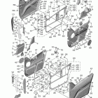 WOLVERINE X2 EPS  (YXE85WPAMS) Боковые обтекатели
