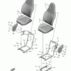 WOLVERINE X2 EPS  (YXE85WPAMS) Сиденье