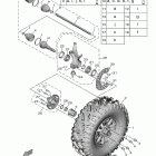 WOLVERINE X2 EPS  (YXE85WPAMS) Переднее колесо