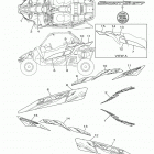 YXZ1000R SS XTR  (YXZ10YESLB) Наклейки
