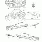 YXZ1000R EPS (YXZ10YMXLR) Наклейки