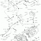 MULE SX 4x4 FI Передние тормозные трубопроводы