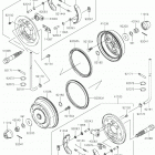 MULE 4000 TRANS Front hubs  /  brakes
