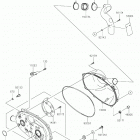 MULE SX 4x4 FI Крышка вариатора