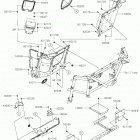 TERYX KRX 1000 Детали рамы (зад.)