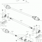 MULE PRO-DXT EPS DIESEL Кардан