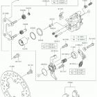 MULE PRO-FXR Задний тормоз