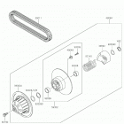 MULE 4010 TRANS4x4 CAMO Driven converter  /  drive belt