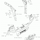TERYX KRX 1000 Отражатели