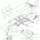 MULE SX 4x4 FI Детали рамы (зад.)