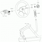 TERYX4 Рулевое колесо
