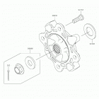 TERYX KRX 1000 Front hubs  /  brakes