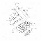 MULE SX 4x4 FI Головка цилиндров