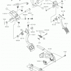 TERYX KRX 1000 Brake pedal  /  throttle lever